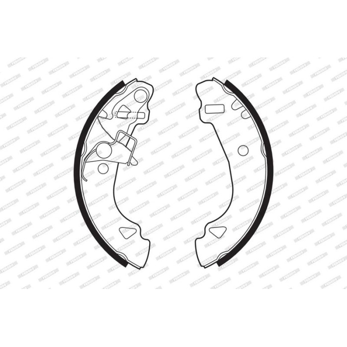Ferodo FSB527 Bremsbackensatz PREMIER Ferodo FSB527 Bremsbackensatz PREMIER