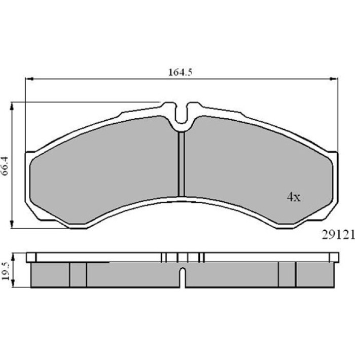 Metzger 1170874 Bremsbelagsatz, Scheibenbremse Metzger 1170874 Bremsbelagsatz, Scheibenbremse