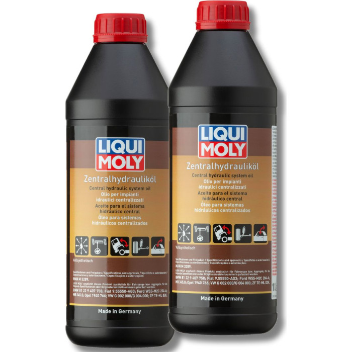 2x LIQUI MOLY 1127 Zentralhydrauliköl, Servolenkungsöl, 1L (2 L) 2x LIQUI MOLY 1127 Zentralhydrauliköl, Servolenkungsöl, 1L (2 L)