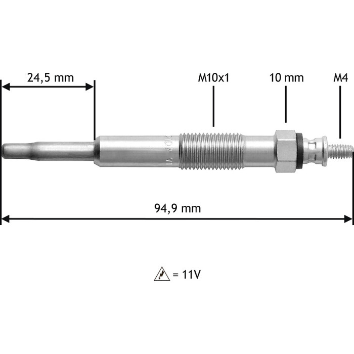 Valeo 345110 Glühkerze Valeo 345110 Glühkerze