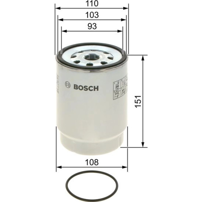 BOSCH F 026 402 242 Kraftstofffilter BOSCH F 026 402 242 Kraftstofffilter