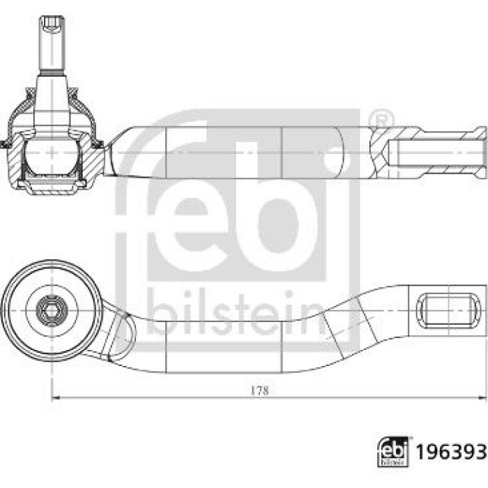 febi bilstein 196393 Spurstangenkopf febi bilstein 196393 Spurstangenkopf