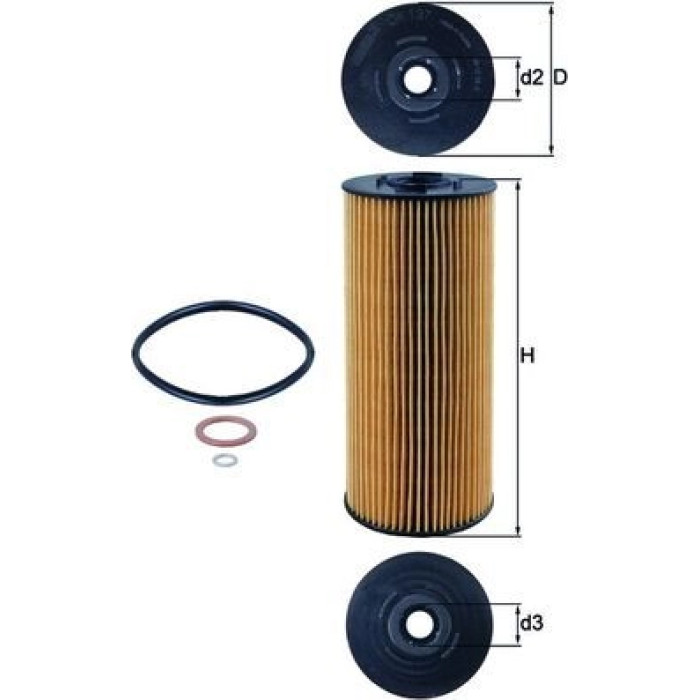 Knecht OX 137D Ölfilter Knecht OX 137D Ölfilter
