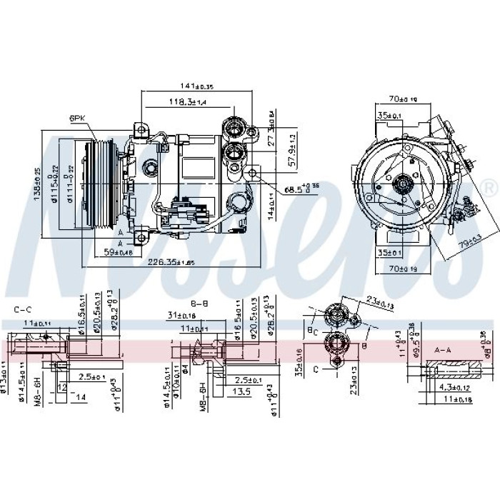 Nissens 89465 Kompressor, Klimaanlage FIRST FIT Nissens 89465 Kompressor, Klimaanlage FIRST FIT