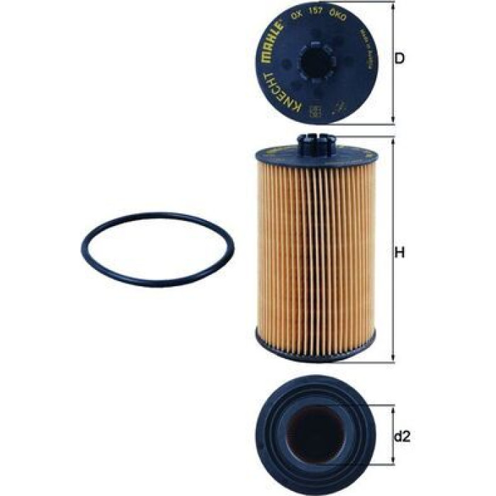 Knecht OX 157D Ölfilter Knecht OX 157D Ölfilter