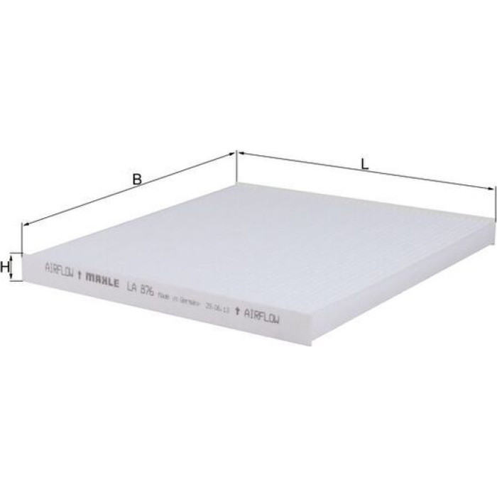 Knecht LA 876 Filter, Innenraumluft Knecht LA 876 Filter, Innenraumluft
