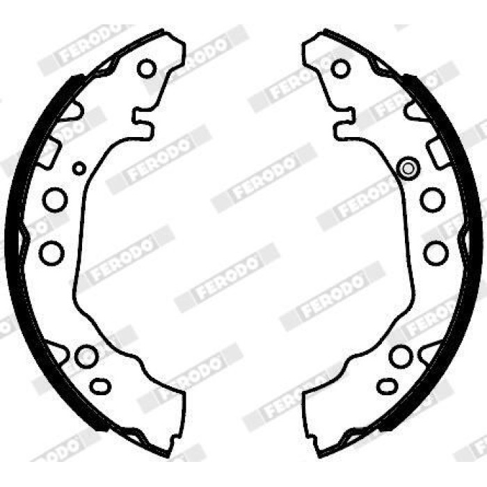 Ferodo FSB4127 Bremsbackensatz PREMIER Ferodo FSB4127 Bremsbackensatz PREMIER