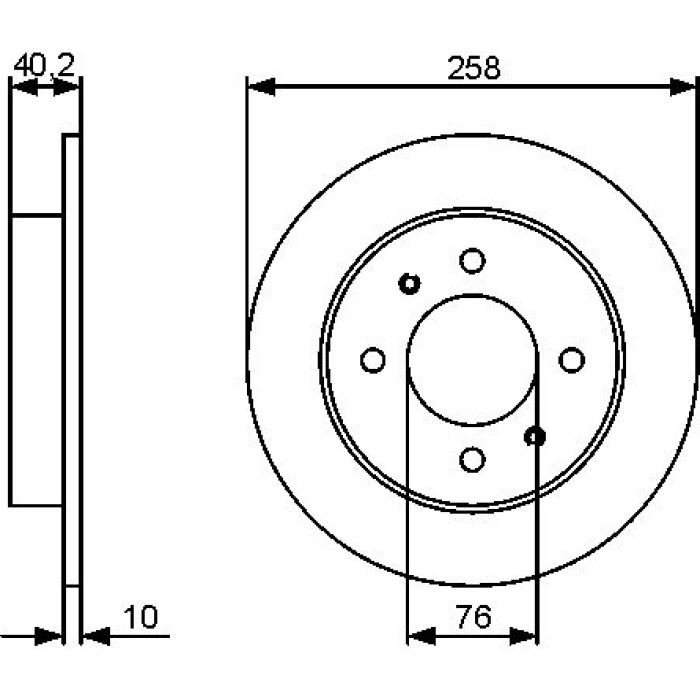 BOSCH 0 986 479 484 Bremsscheibe