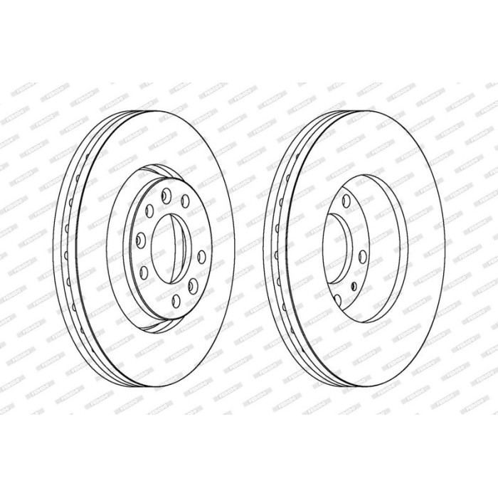 Ferodo DDF1601C Bremsscheibe PREMIER Ferodo DDF1601C Bremsscheibe PREMIER