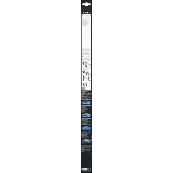 BOSCH A 725 S Scheibenwischer Aerotwin 3 397 014 725 für AUDI BOSCH A 725 S Scheibenwischer Aerotwin 3 397 014 725 für AUDI