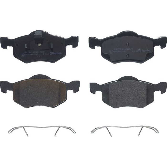 Brembo P 24 219 Bremsbelagsatz, Scheibenbremse PRIME LINE Brembo P 24 219 Bremsbelagsatz, Scheibenbremse PRIME LINE