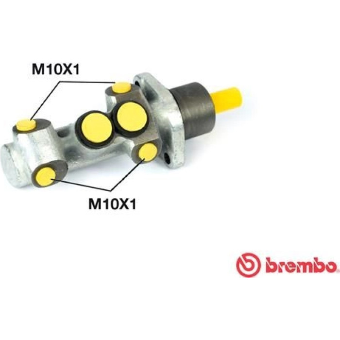Brembo M 68 044 Hauptbremszylinder ESSENTIAL LINE Brembo M 68 044 Hauptbremszylinder ESSENTIAL LINE