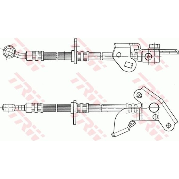 TRW PHD594 Bremsschlauch TRW PHD594 Bremsschlauch