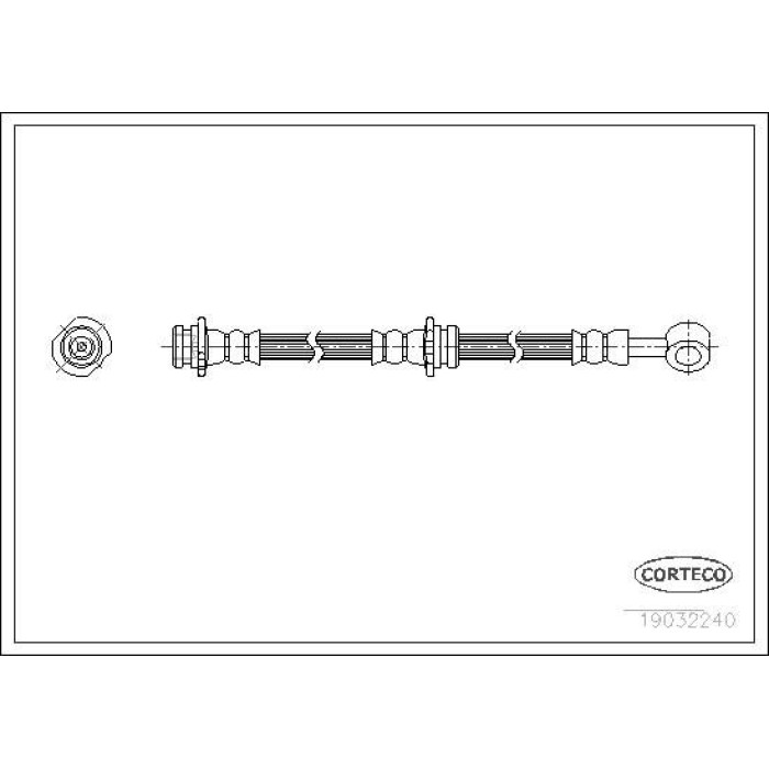 Corteco 19032240 Bremsschlauch