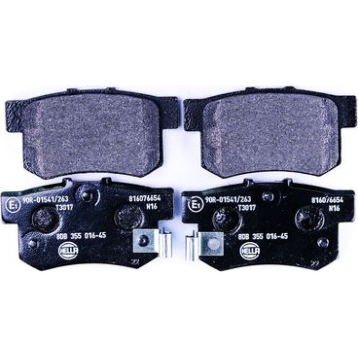Hella 8DB 355 016-451 Bremsbelagsatz, Scheibenbremse