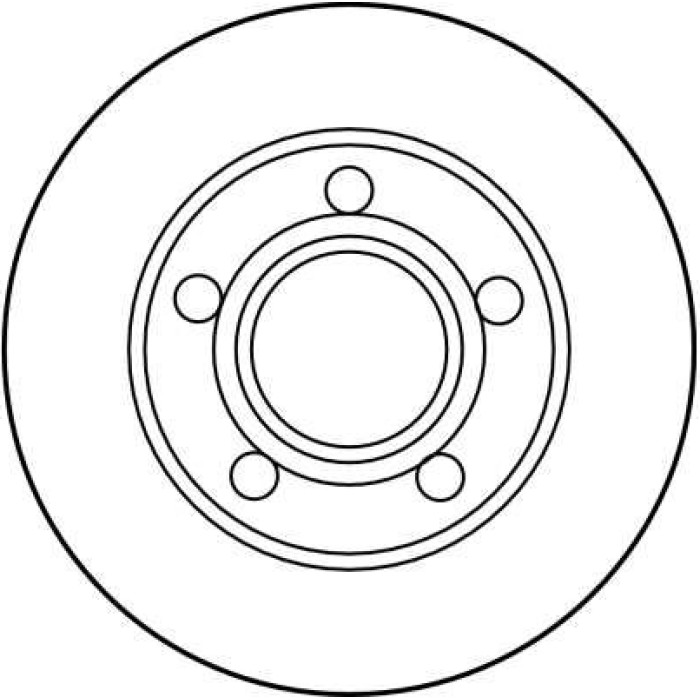 TRW DF2655 Bremsscheibe