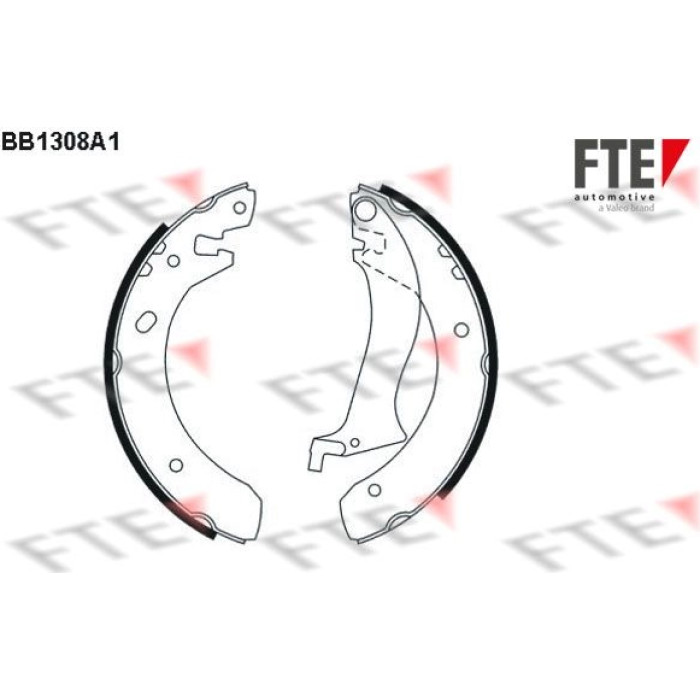 FTE 9100076 Bremsbackensatz