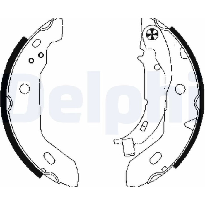 Delphi LS1841 Bremsbackensatz
