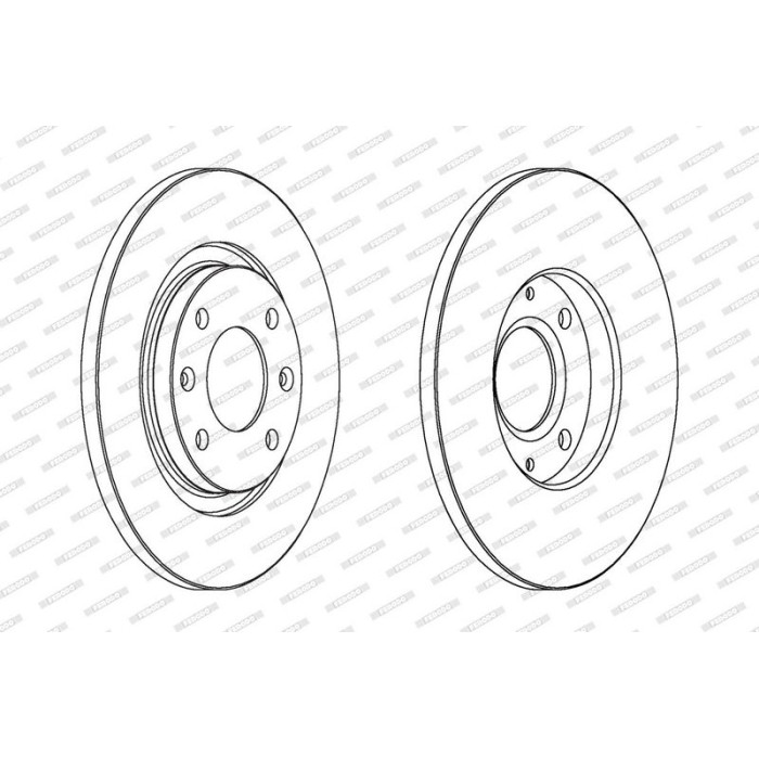 Ferodo DDF1000C Bremsscheibe PREMIER Coat+ disc