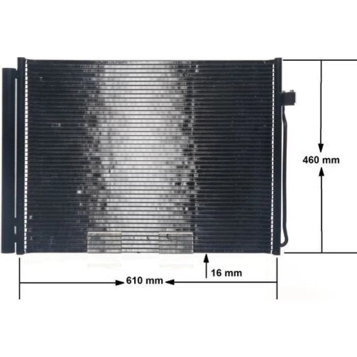 Mahle AC 405 000S Kondensator, Klimaanlage BEHR Mahle AC 405 000S Kondensator, Klimaanlage BEHR