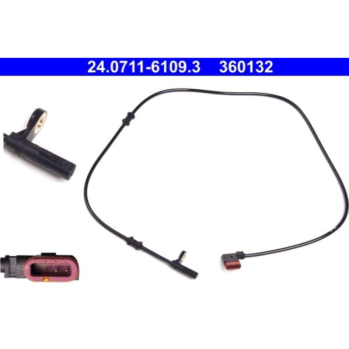 Sensor, Raddrehzahl 24.0711-6109.3 Sensor, Raddrehzahl 24.0711-6109.3