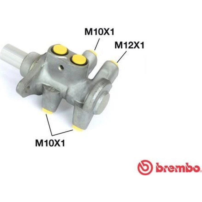 Brembo M 24 042 Hauptbremszylinder ESSENTIAL LINE Brembo M 24 042 Hauptbremszylinder ESSENTIAL LINE