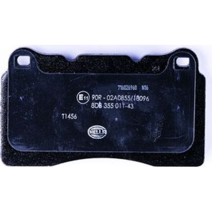 Hella 8DB 355 011-431 Bremsbelagsatz, Scheibenbremse Hella 8DB 355 011-431 Bremsbelagsatz, Scheibenbremse