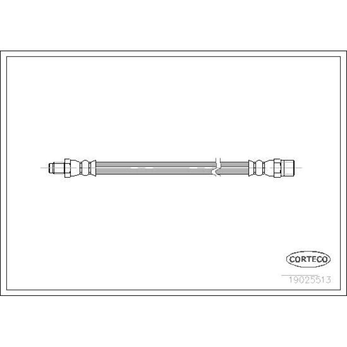 Corteco 19025513 Bremsschlauch