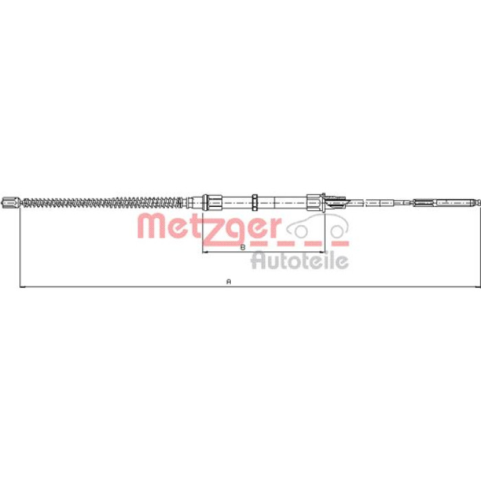 Metzger 10.7405 Seilzug, Feststellbremse