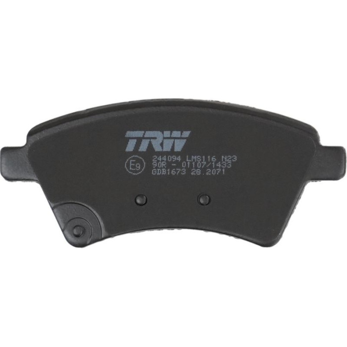 TRW GDB1673 Bremsbelagsatz, Scheibenbremse COTEC TRW GDB1673 Bremsbelagsatz, Scheibenbremse COTEC