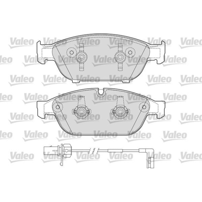 Valeo 601659 Bremsbelagsatz, Scheibenbremse Valeo 601659 Bremsbelagsatz, Scheibenbremse