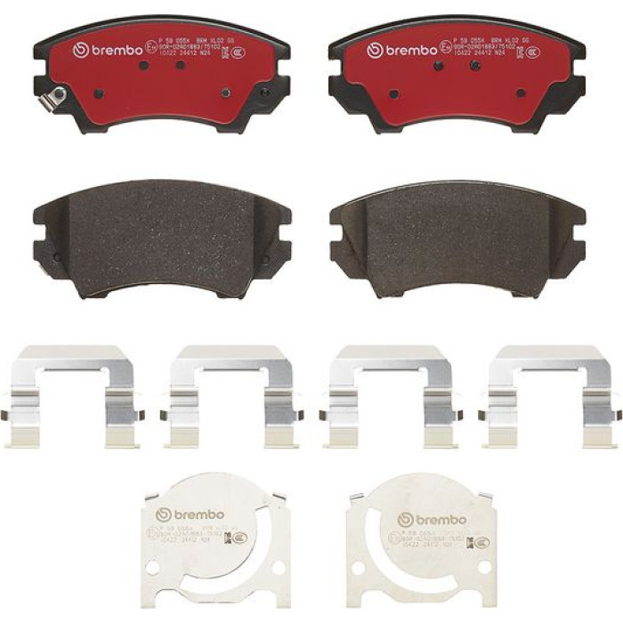 Brembo P 59 055X Bremsbelagsatz, Scheibenbremse XTRA LINE Brembo P 59 055X Bremsbelagsatz, Scheibenbremse XTRA LINE