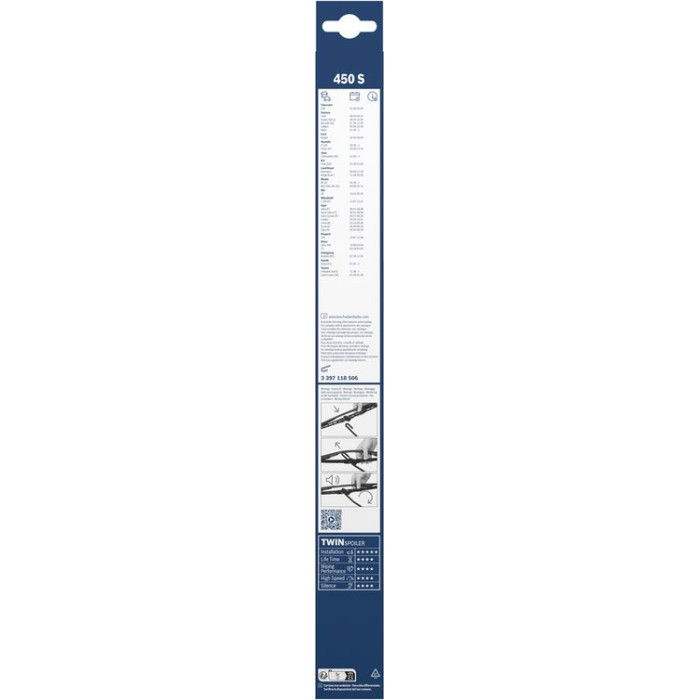 BOSCH 837 S Scheibenwischer Twin 3 397 118 506