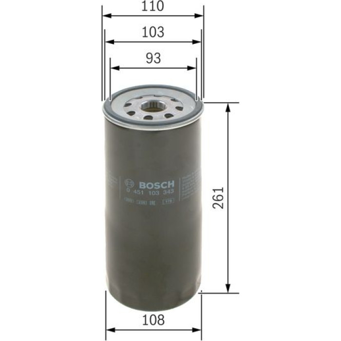 BOSCH 0 451 103 343 Ölfilter BOSCH 0 451 103 343 Ölfilter