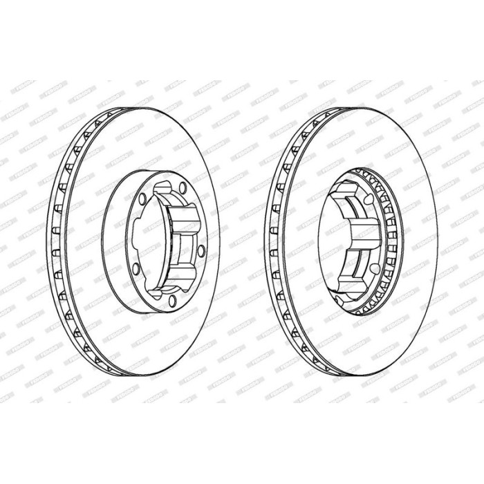 Ferodo DDF668 Bremsscheibe PREMIER