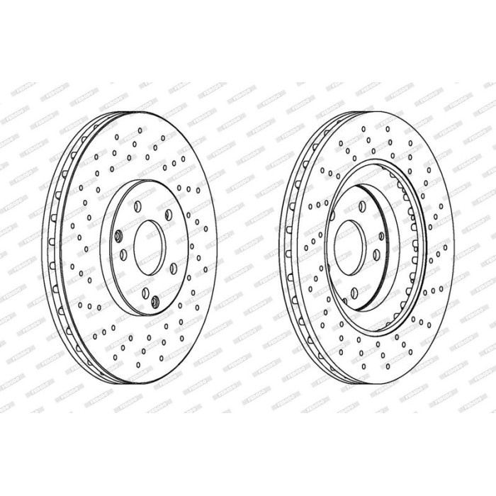Ferodo DDF1582C-1 Bremsscheibe PREMIER Ferodo DDF1582C-1 Bremsscheibe PREMIER