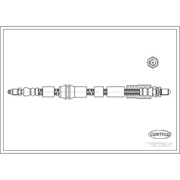 Corteco 19033607 Bremsschlauch