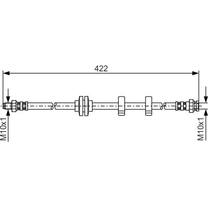 BOSCH 1 987 476 346 Bremsschlauch