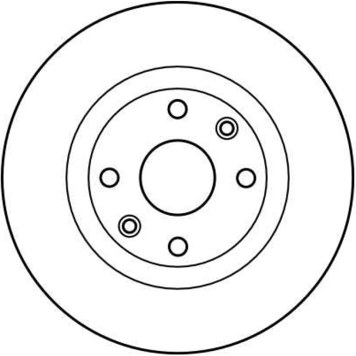 TRW DF2586 Bremsscheibe TRW DF2586 Bremsscheibe