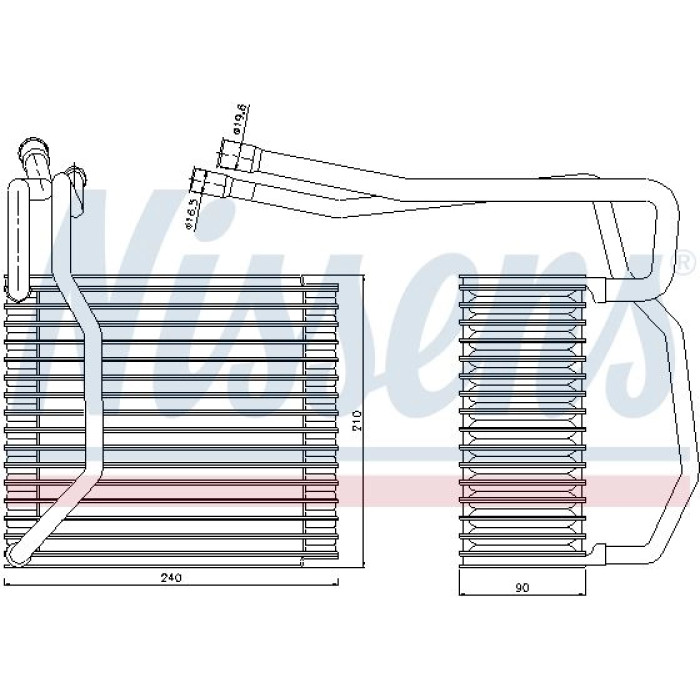 Nissens 92194 Verdampfer, Klimaanlage Nissens 92194 Verdampfer, Klimaanlage
