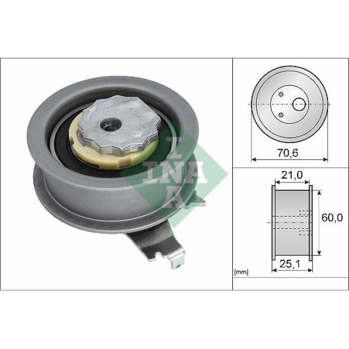 INA 531 0940 10 Spannrolle, Zahnriemen INA 531 0940 10 Spannrolle, Zahnriemen