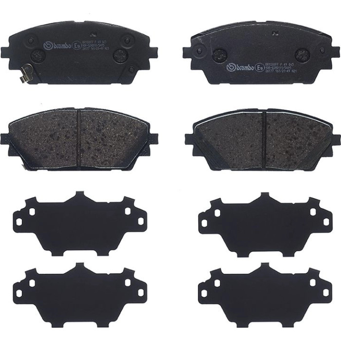 Brembo P 49 065 Bremsbelagsatz, Scheibenbremse PRIME LINE Brembo P 49 065 Bremsbelagsatz, Scheibenbremse PRIME LINE