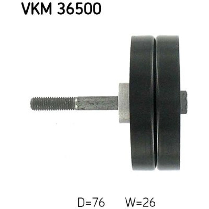 SKF VKM 36500 Umlenkrolle/Führungsrolle, Keilrippenriemen SKF VKM 36500 Umlenkrolle/Führungsrolle, Keilrippenriemen