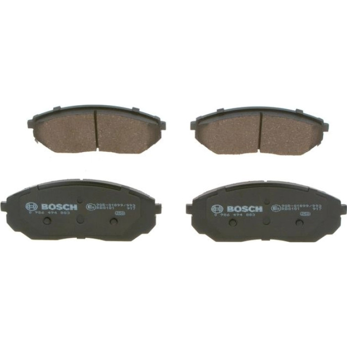BOSCH 0 986 494 883 Bremsbelagsatz, Scheibenbremse BOSCH 0 986 494 883 Bremsbelagsatz, Scheibenbremse