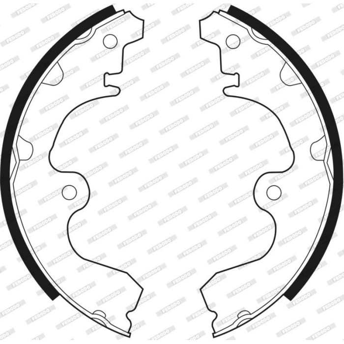 Ferodo FSB497 Bremsbackensatz PREMIER Ferodo FSB497 Bremsbackensatz PREMIER