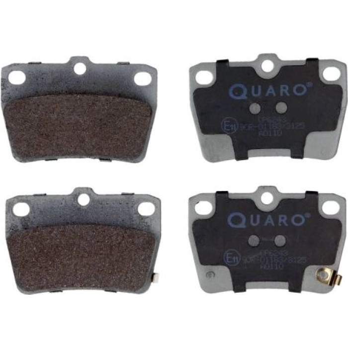 QUARO QP6243 Bremsbelagsatz, Scheibenbremse QUARO QP6243 Bremsbelagsatz, Scheibenbremse