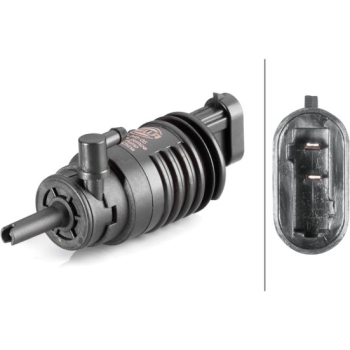 Hella 8TW 006 848-051 Waschwasserpumpe, Scheibenreinigung Hella 8TW 006 848-051 Waschwasserpumpe, Scheibenreinigung