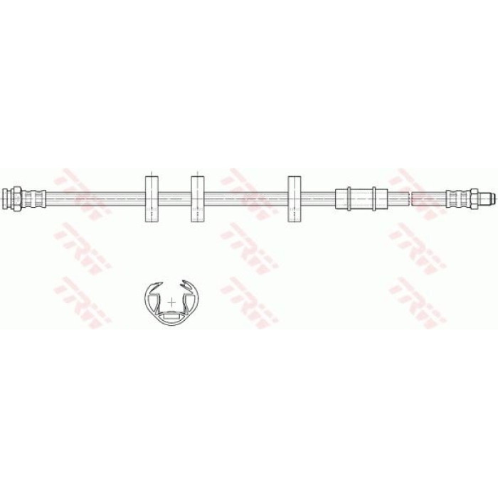 TRW PHB580 Bremsschlauch