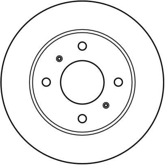 TRW DF2591 Bremsscheibe