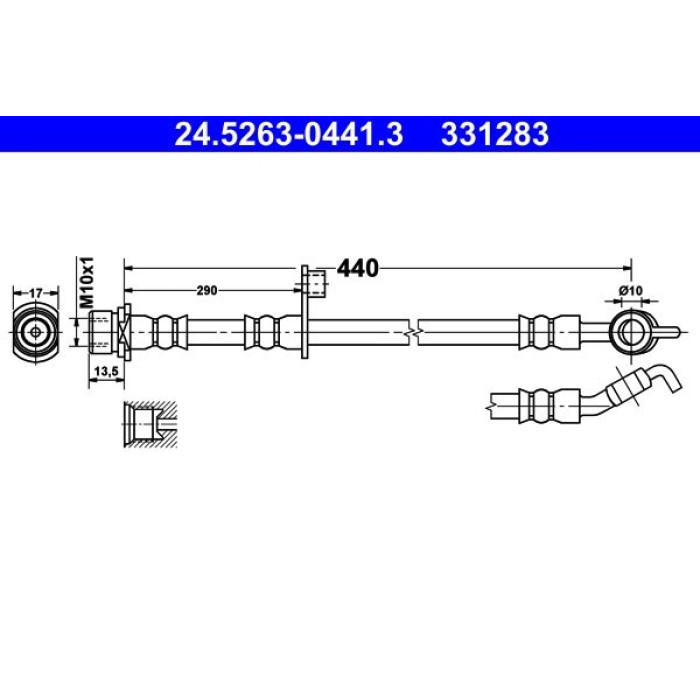 ATE 24.5263-0441.3 Bremsschlauch ATE 24.5263-0441.3 Bremsschlauch
